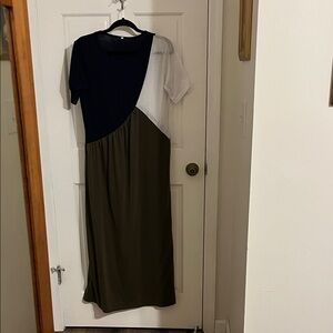 Colorblock Maxi Dress